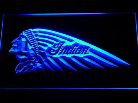 Indian Chief Left Facing LED Neon Sign